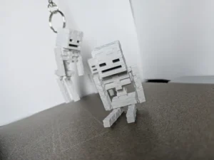 Minecraft Skeleton Key Chain (Set of 2)