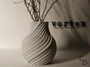Vortex Decorative Vase - Modern Home Office Decor