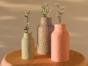 Faceted Decorative Vase | Modern Home Decor | ga3store