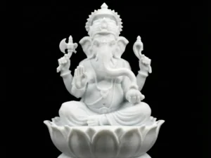 Vinayaka Idol on lotus