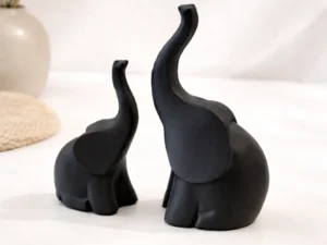 Modern Elephant Figurine | Home Decor Accent | Ga3store