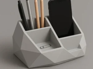 Polygonal Multi-Compartment Desk Organizer | GA3 Store